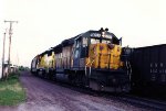 Paused transfer waits in the yard